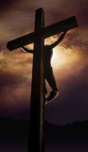 A stock photo of Jesus on the cross